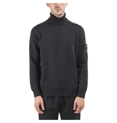 Stone Island Turtleneck Pullover (Schwarz)
