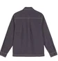Stüssy Overdyed Hickory LS Zip Shirt (Lila)