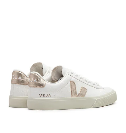 Veja WMNS Campo Chromefree Leather (Weiß / Bronze)