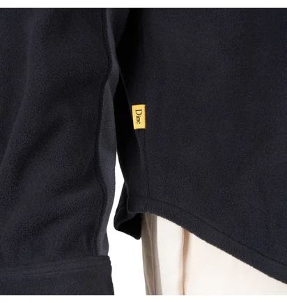 Dime Polar Fleece Button Up Shirt (Schwarz)