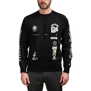 Gasius x Charhartt The Extra Gasius Crewneck (Schwarz)