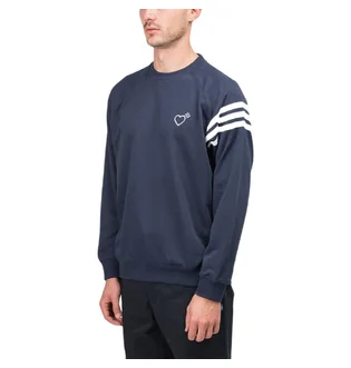 adidas X Human Made Sweatshirt (Navy / Weiß)