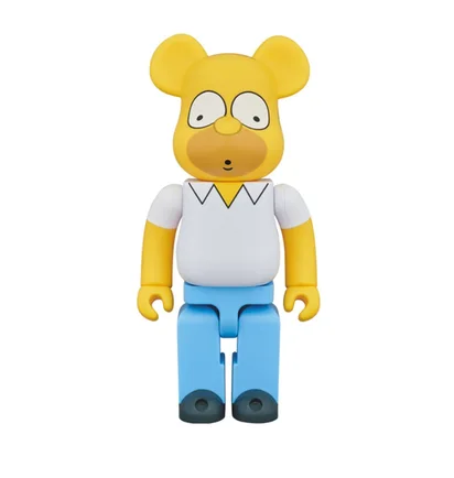 Medicom 1000% Homer Simpson Be@rbrick Toy (Gelb / Weiß / Blau)