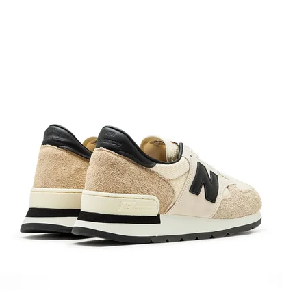 New Balance M990AD1 Made in USA (Beige / Schwarz)