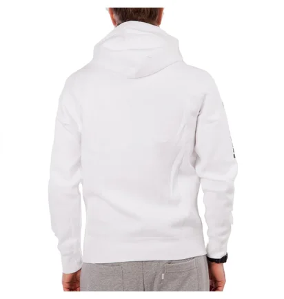 Nike Air Jordan 3 Flight Fleece Full-Zip Hoodie (Weiß / Rot / Schwarz)