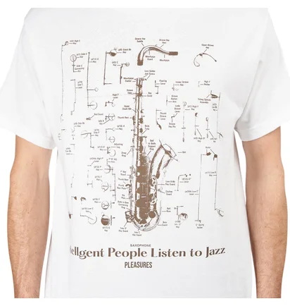 Pleasures Saxophone T-Shirt (Weiß)