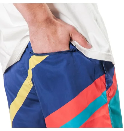 Aimé Leon Dore Nautical Stripe Swim Trunks (Blau)