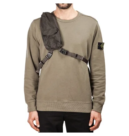 Stone Island GD Compact Nylon One-Shoulder (Olive)