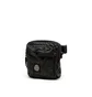 Stone Island Mussola Gommata Canvas Print Bumbag (Schwarz)