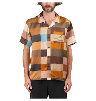 Stüssy Painted Check Silk Shirt (Bunt)
