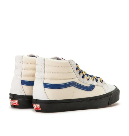 Vans Vault UA OG SK8-HI LX (Weiß / Schwarz / Blau)