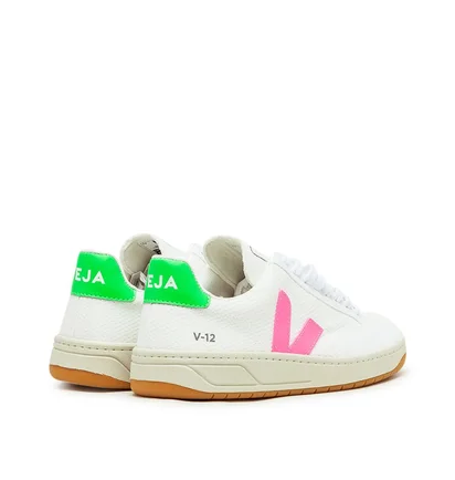 Veja WMNS V-12 B-Mesh (Weiß / Pink / Hellgrün)