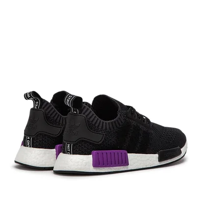 adidas NMD_R1 Primeknit (Schwarz / Lila)