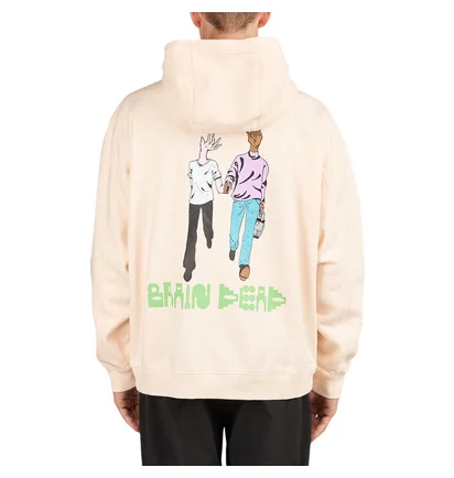 Brain Dead Handheld Hoodie (Creme)