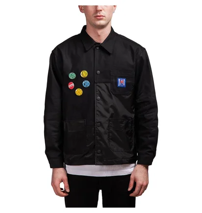 Brain Dead Paneled Chore Coat (Schwarz)