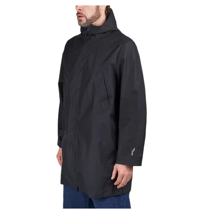 Y-3 Reversible Long Jacket (Schwarz)