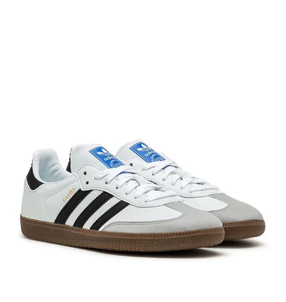 adidas Samba Vegan (Weiß / Schwarz)