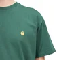 Carhartt WIP S/S Chase T-Shirt (Grün / Gold)