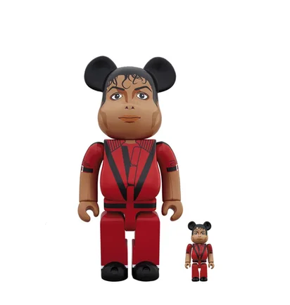 Medicom 100% + 400% Michael Jackson Be@rbrick Toy