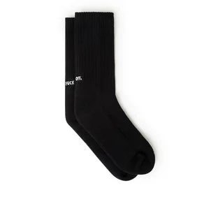 Raised by Wolves Fuck Off Crew Socks (Schwarz)