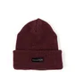 Raised By Wolves Waffle Knit Watch Beanie (Weinrot)
