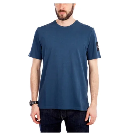 The North Face M S/S Fine 2 Tee (Blau)