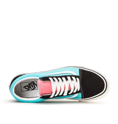 Vans Old Skool 36 DX Anaheim Factory OG (Schwarz / Türkis)