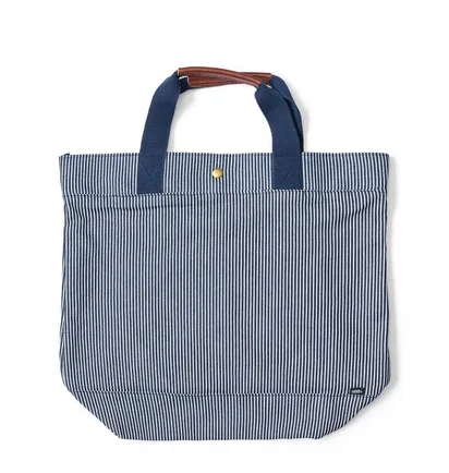 Vans Vault Hickory Stripe Tote Bag Mt Vernon (Blau / Weiß)