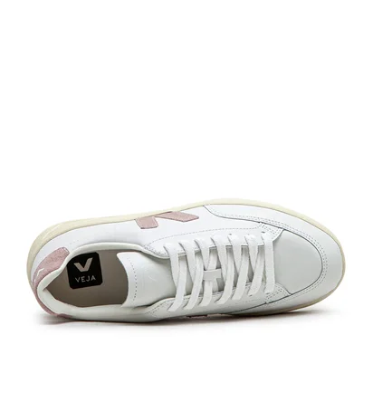 Veja WMNS V-12 Leather (Weiß / Rosa)