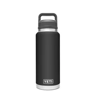 Yeti Rambler 36oz (1065ml) Flasche mit Chug Cap (Schwarz)