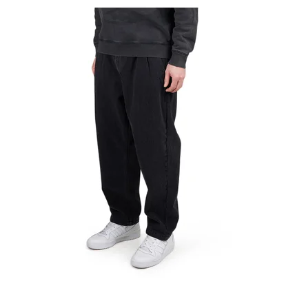 Obey Fubar Pleated Denim (Schwarz)