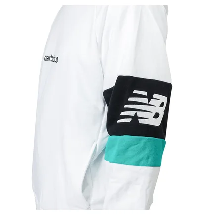 New Balance MT93503 WT NB Athletic Classic Hoodie (Weiß)