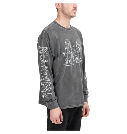 Brain Dead Leon's Girls Longsleeve (Anthrazit)
