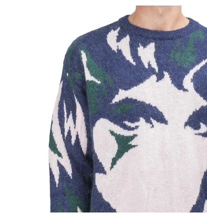 P.A.M. Handmaiden Camo Sweater (Navy)