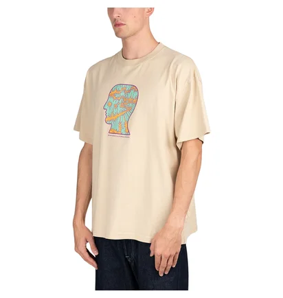 Brain Dead Split Planes T-Shirt (Beige / Türkis)