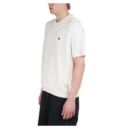 Carhartt WIP Madison Vest Sweater (Creme)