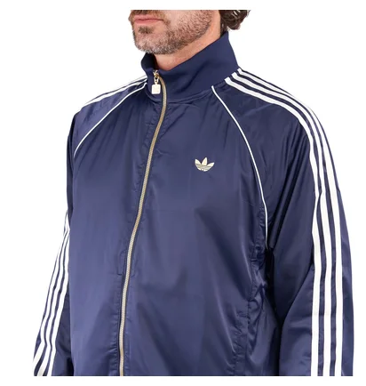 adidas Track Top (Blau / Gold)