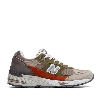 New Balance M991 NGO 'Made in England' (Nude / Grün / Orange)
