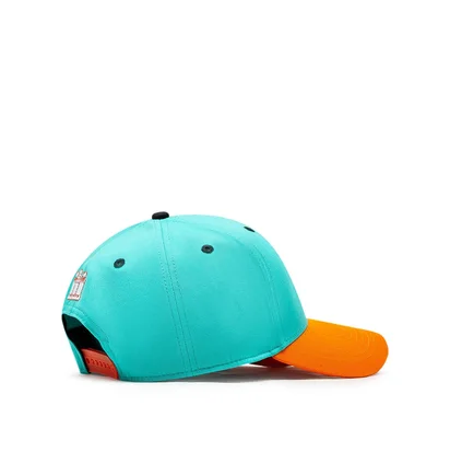 Sneacast Dolphins Cap (Orange / Aqua)
