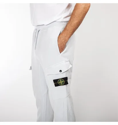 Stone Island Fleece Pants (Weiß)
