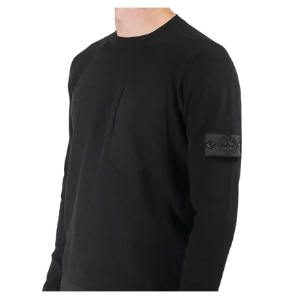 Stone Island Shadow Project Knitwear Sweat Shirt (Schwarz)