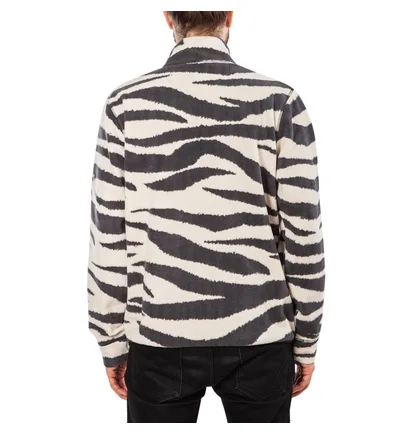 Stüssy Polar Fleece Mock Neck (Zebra)
