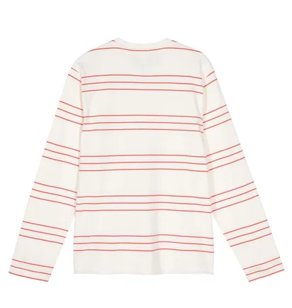 Stüssy Trinity Stripe Crew Longsleeve (Natural)