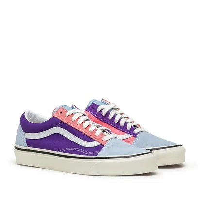 Vans Anaheim Factory Old Skool 36 DX (Lila / Blau / Pink)