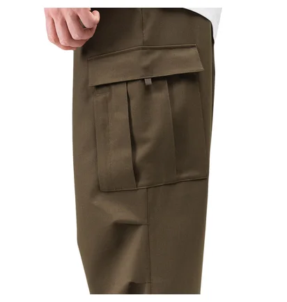adidas Y-3 Classic Refined Wool Stretch Cargo Pants (Khaki)
