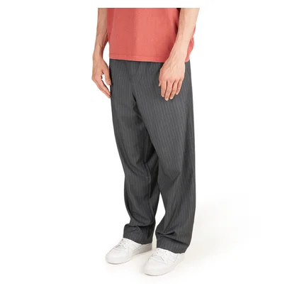 Stüssy Striped Volume Pleated Trouser (Grau)