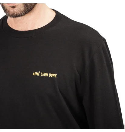 Aimé Leon Dore LS Logo Tee (Schwarz)
