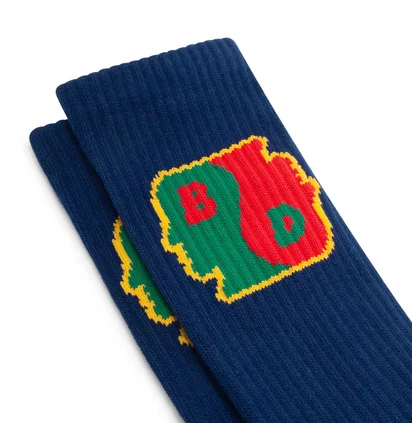 Brain Dead Ying Yang Socks (Navy)