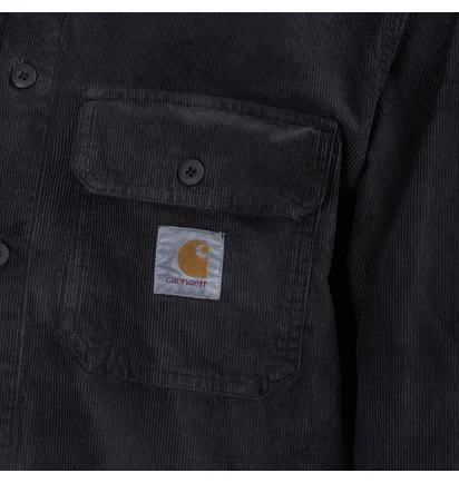 Carhartt WIP Dixon Chromo Shirt Jac (Schwarz / Grau)