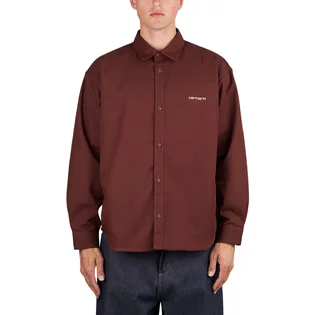 Carhartt WIP L/S Module Script Shirt (Braun)